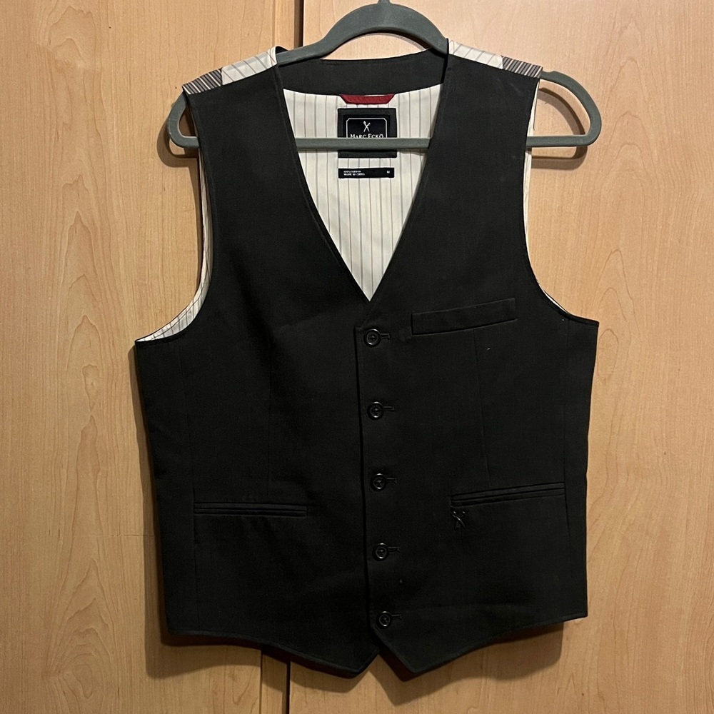 Marc Ecko Grey Button-Up Vest